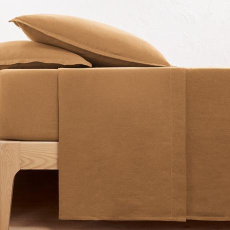 La Redoute Intérieurs Linot Drap Plat en Lin Lavé  