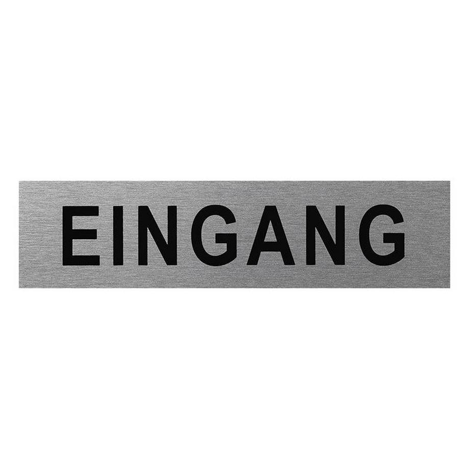 Pricenet Aluminium-Türschild „Eingang“ 160x40mm  