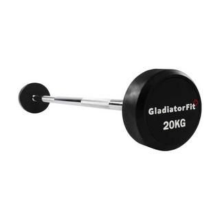 GladiatorFit  Haltère Long Caoutchouc 