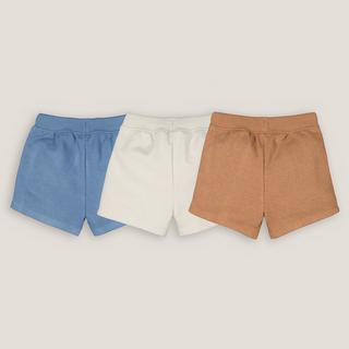 La Redoute Collections  Lot de 3 shorts en molleton 