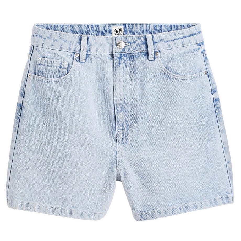 La Redoute Collections Jeansshorts mit hohem Bund  
