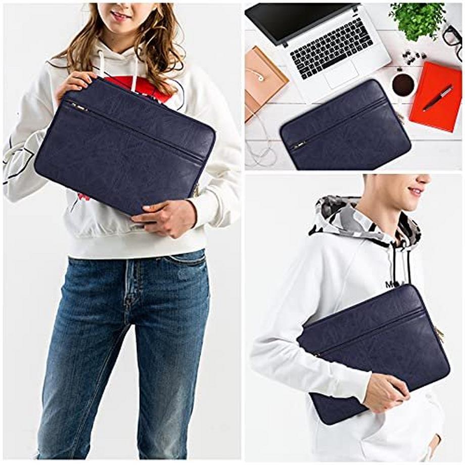Only-bags.store  Laptop Bag Laptop Sleeve 14 inch Compatible with 13.3 MacBook Pro, MacBook Air, Notebook, Waterproof Shockproof MacBook Case 