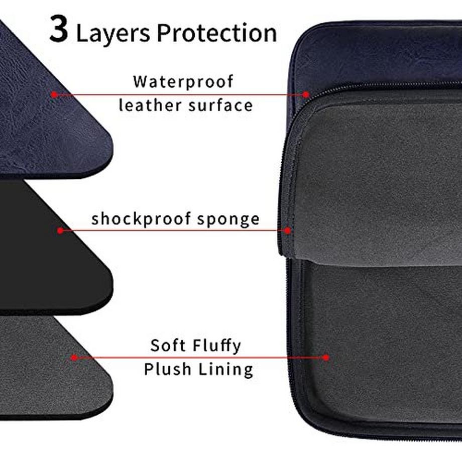Only-bags.store  Laptop Bag Laptop Sleeve 14 inch Compatible with 13.3 MacBook Pro, MacBook Air, Notebook, Waterproof Shockproof MacBook Case 