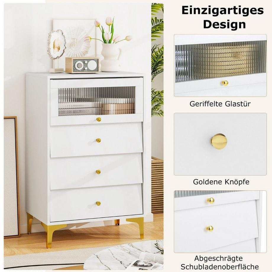 Northix Armoire de rangement à 3 tiroirs  