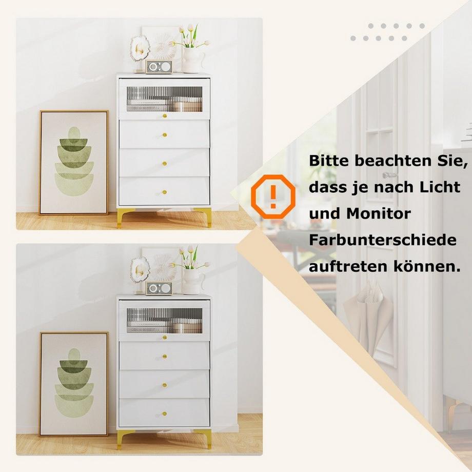 Northix Armoire de rangement à 3 tiroirs  