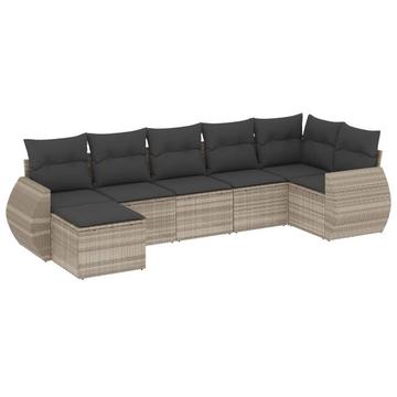 Garten sofagarnitur poly-rattan