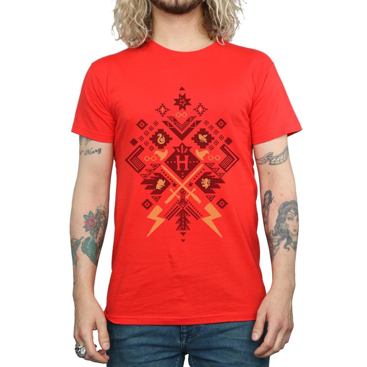 Harry Potter Motivo Azteco T-Shirt  