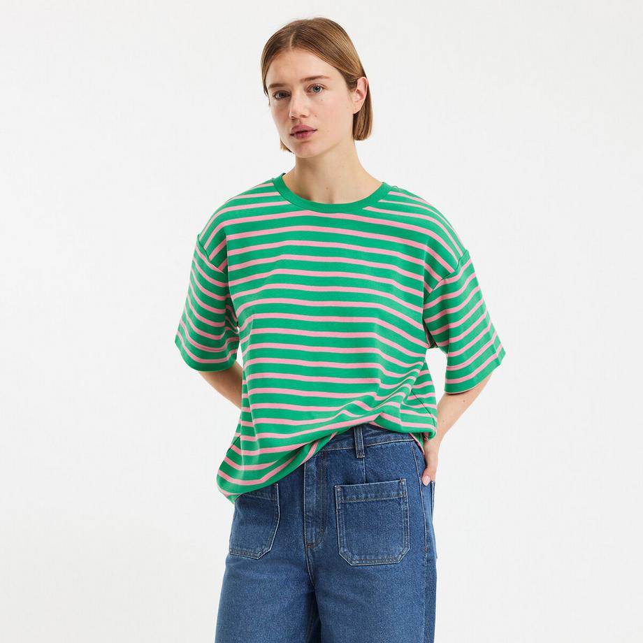 Gestreiftes Loose-Fit T-Shirt PAUL