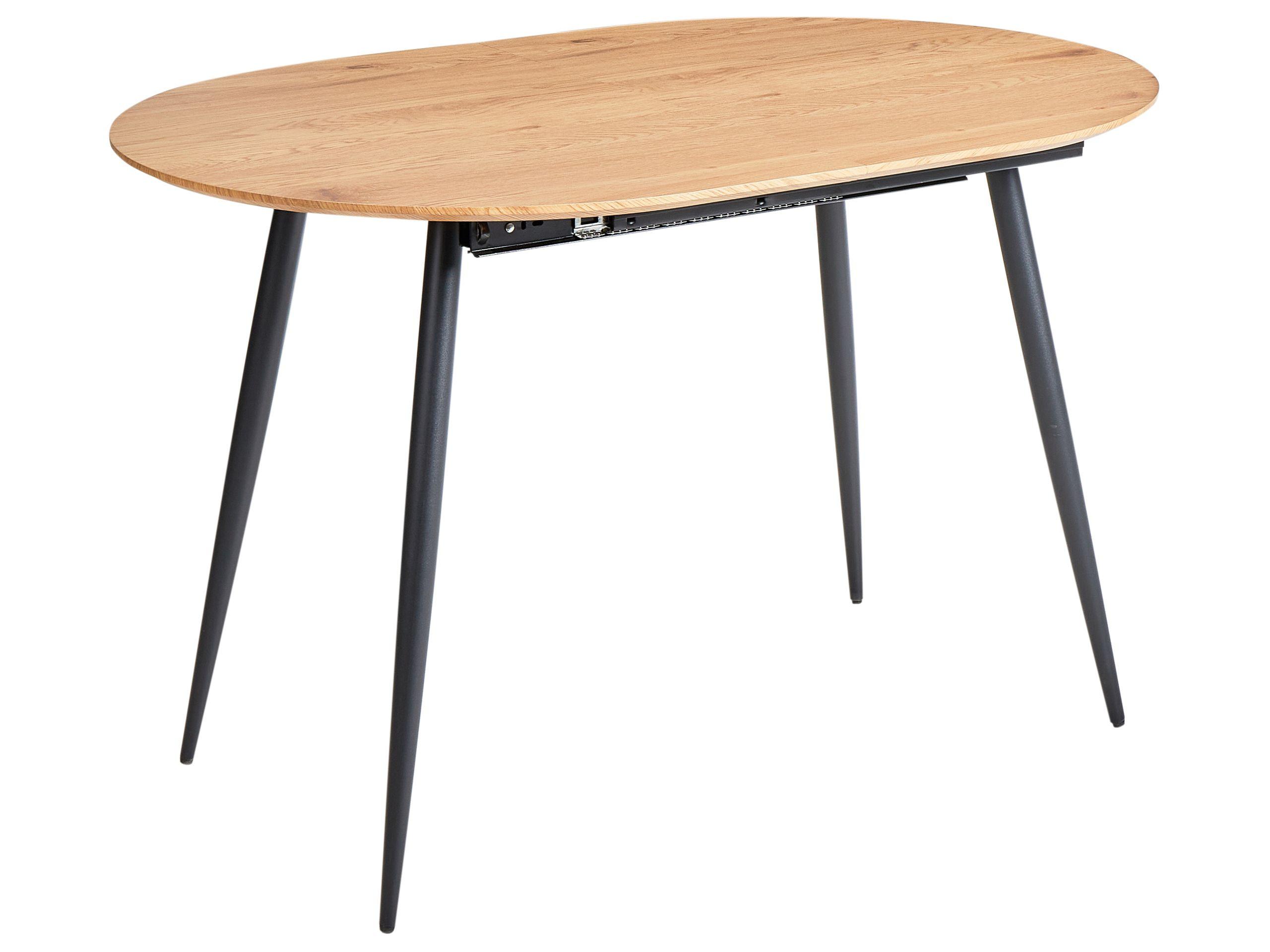 Beliani Tavolo da pranzo estensibile en Fibra a media densità (MDF) Moderno CLAVET  