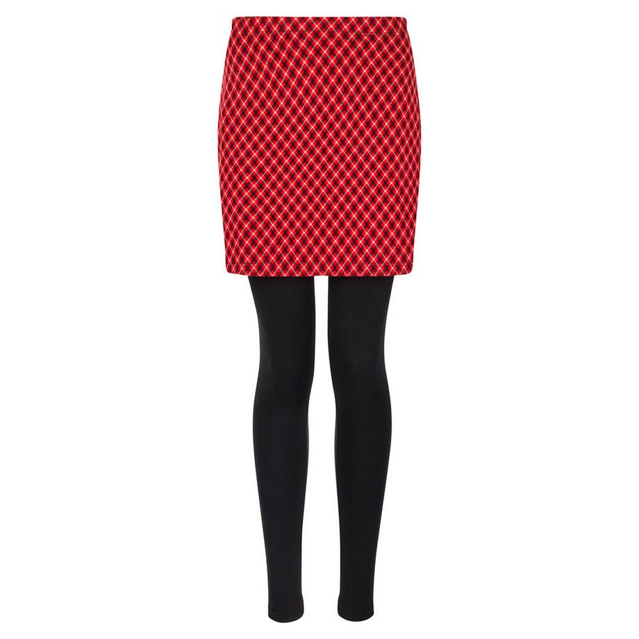 Joe Browns Bequeme karierte Leggings mit Rockaufsatz  