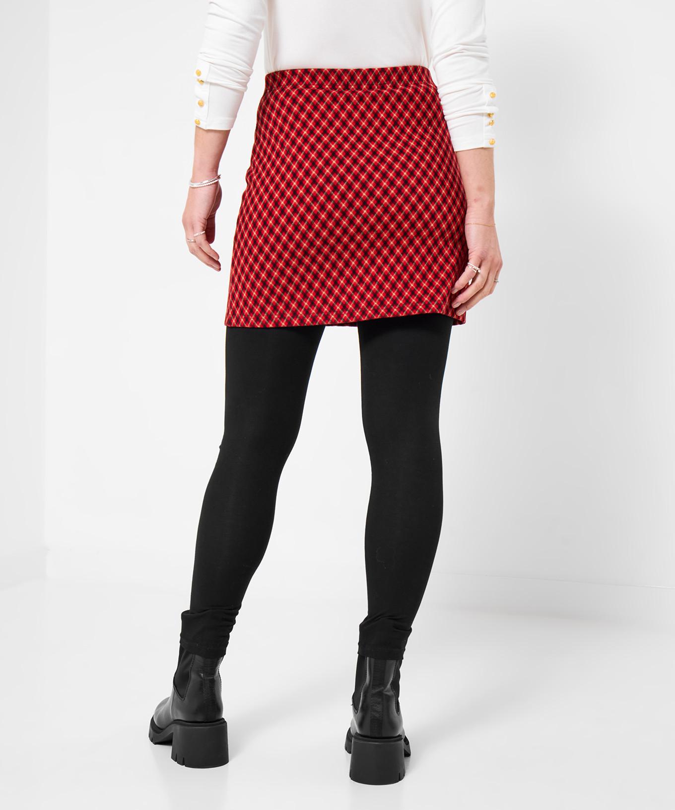 Joe Browns Bequeme karierte Leggings mit Rockaufsatz  