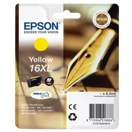 EPSON  Pen and crossword Singlepack Yellow 16XL DURABrite Ultra Ink 