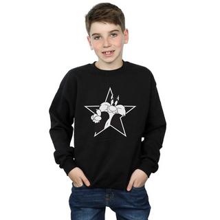 LOONEY TUNES  Sylvester Mono Star Sweatshirt 