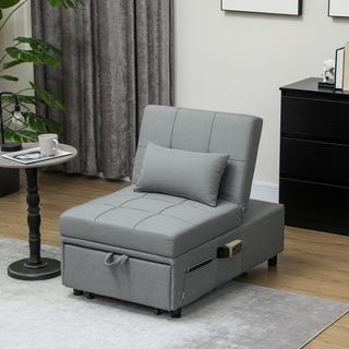 HOMCOM Chaise de couchage  