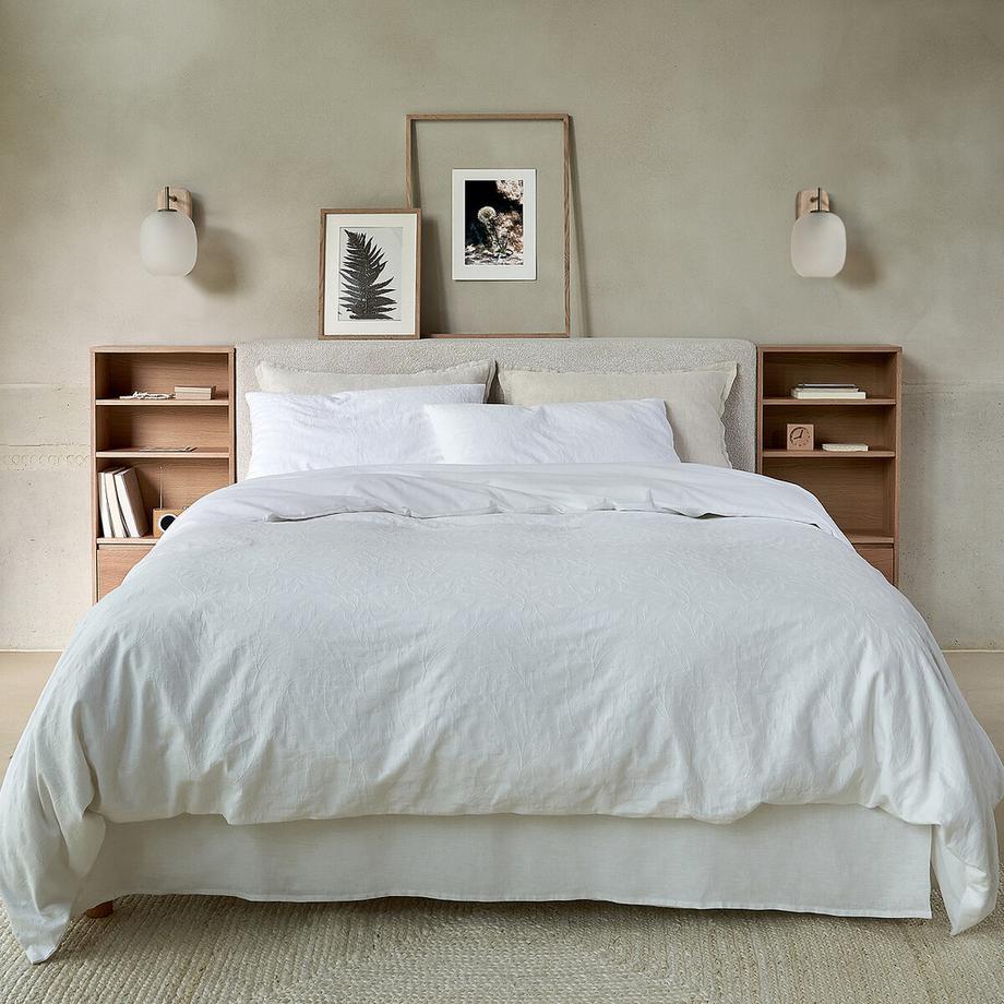 La Redoute Intérieurs Housse de couette Miren Motif Végétal Jacquard  