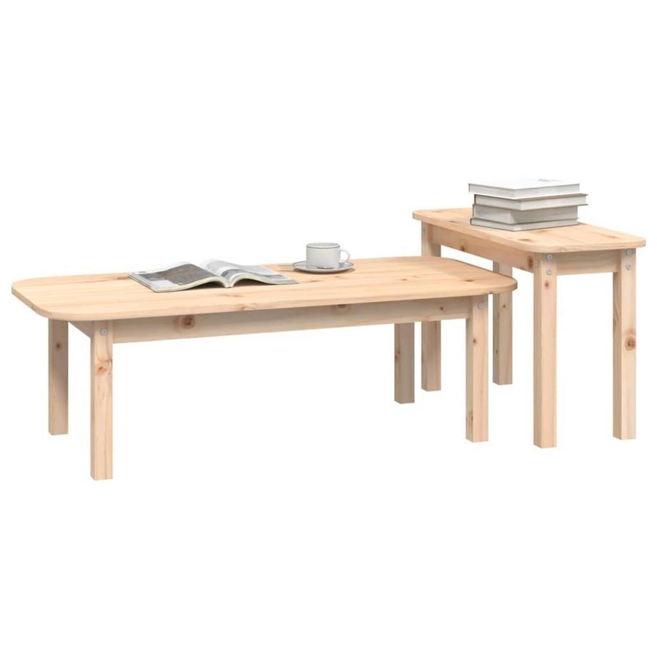 VidaXL Couchtisch-set holz  