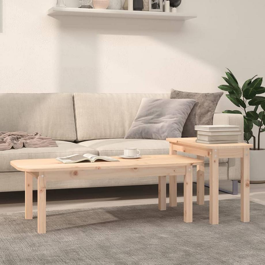 VidaXL Couchtisch-set holz  
