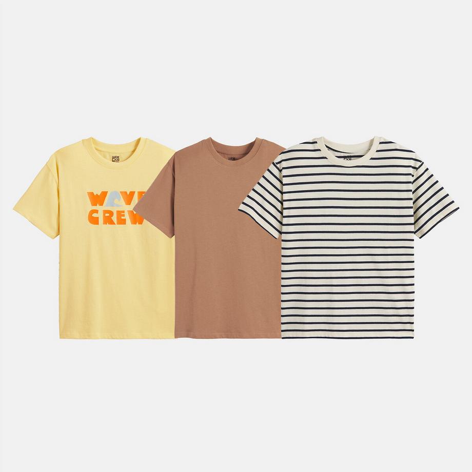 La Redoute Collections  Lot de 3 T-shirts 