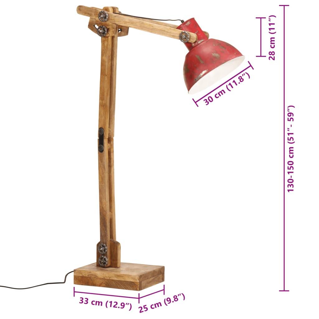 VidaXL  Stehlampe eisen 