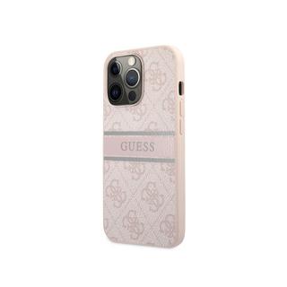 GUESS  Coque pour iPhone 13 Pro PU 4G Stripe 