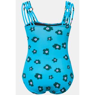 Ulla Popken Maillot de bain à mélange d'imprimés bonnets souples  