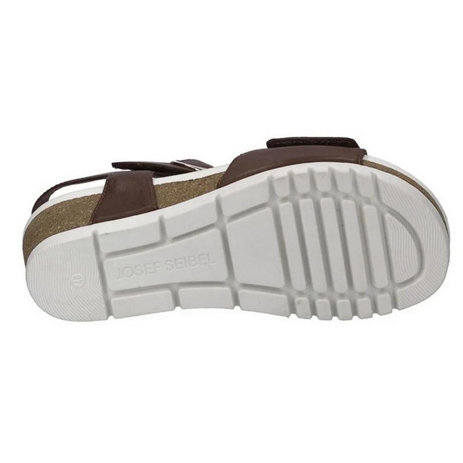 Josef Seibel Quinn 16 Sandali in pelle con tacco a zeppa  