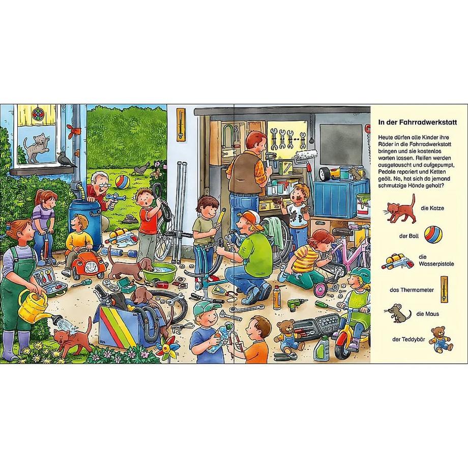 Suche und finde! Bauen, bohren, Sachen machen Loewe Wimmelbücher (Hrsg.); Krause, Joachim (Illustrationen); Wieker, Katharina (Illustrationen) Gebundene Ausgabe 