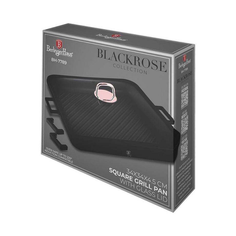Berlinger Grillpfanne mit Deckel Black Rose Collection  