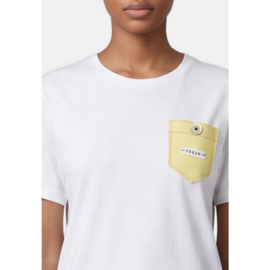 Chiara Ferretti T-shirt avec poche rose  