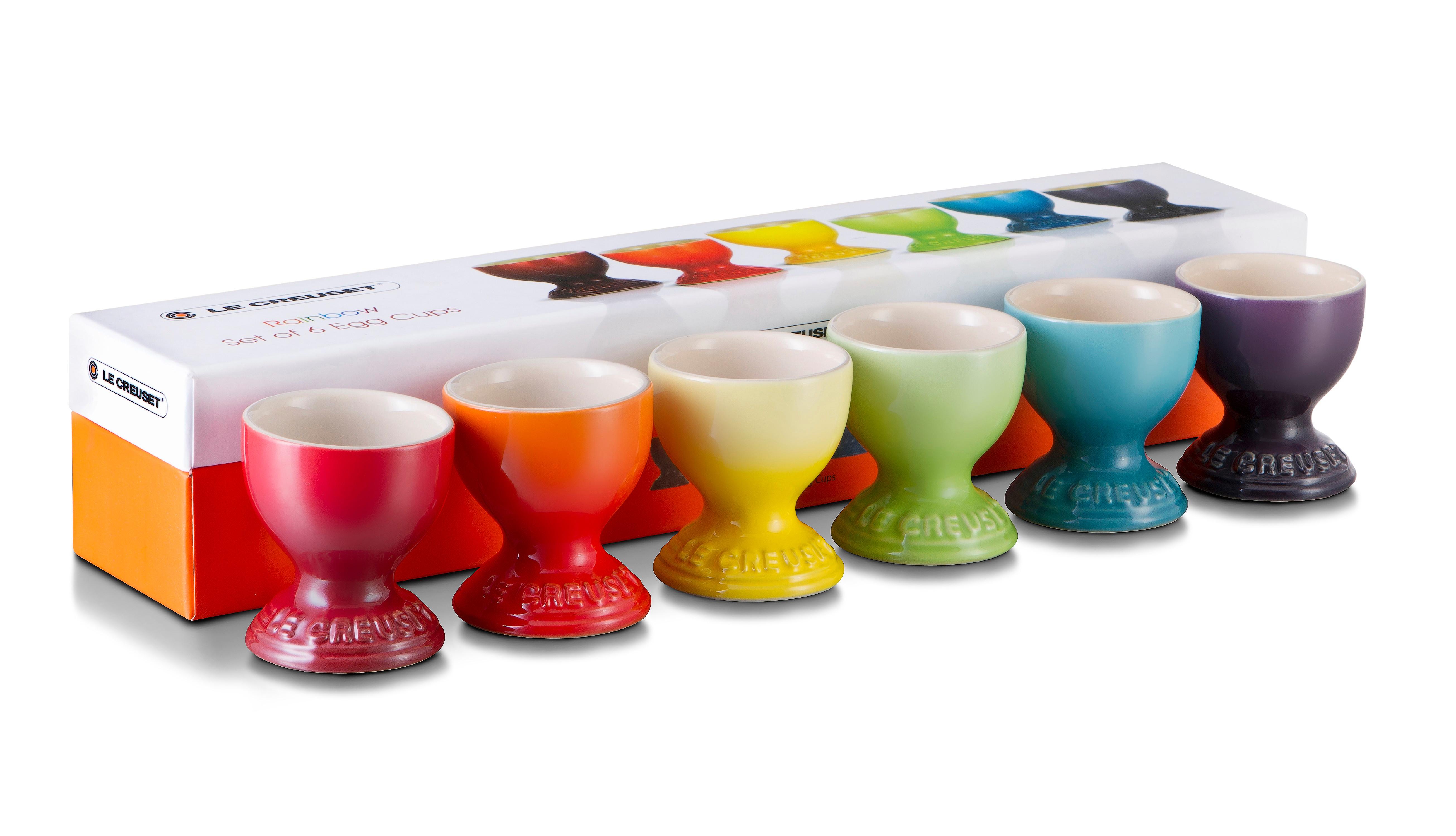 LE CREUSET Le Creuset Eierbecher Rainbow - 6 Stück  