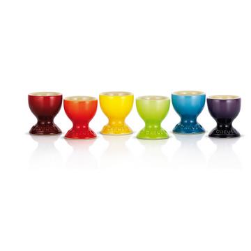 Le Creuset Eierbecher Rainbow - 6 Stück