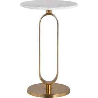 mutoni Tavolino Celine marmo oro bianco 40  