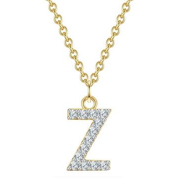 Femme Collier en argent Lettre Z