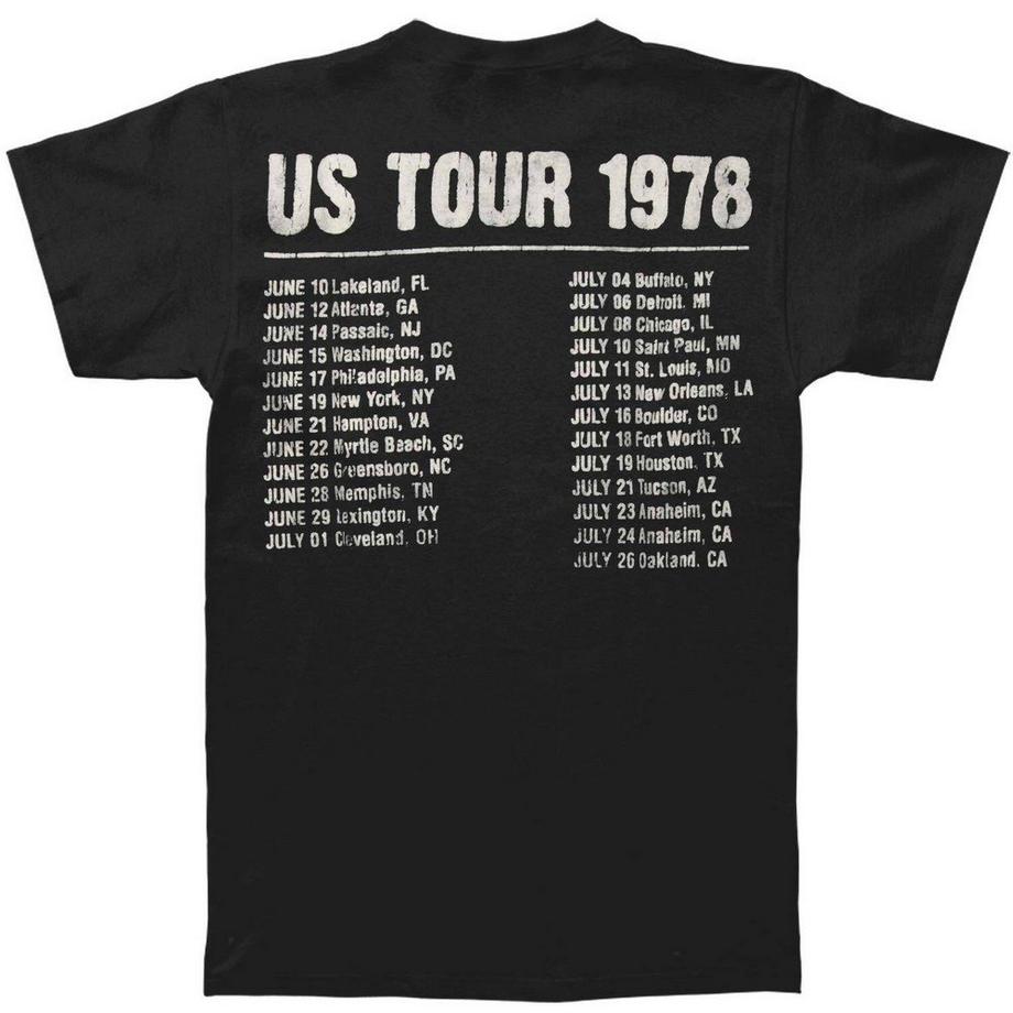 The Rolling Stones US Tour 1978 T-Shirt Coupe Droite  