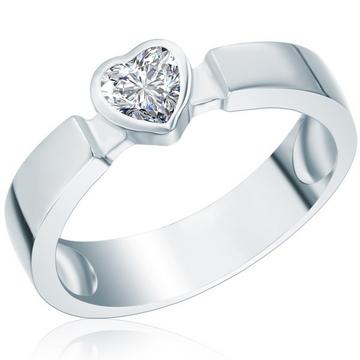 Femme Bague en argent Coeur