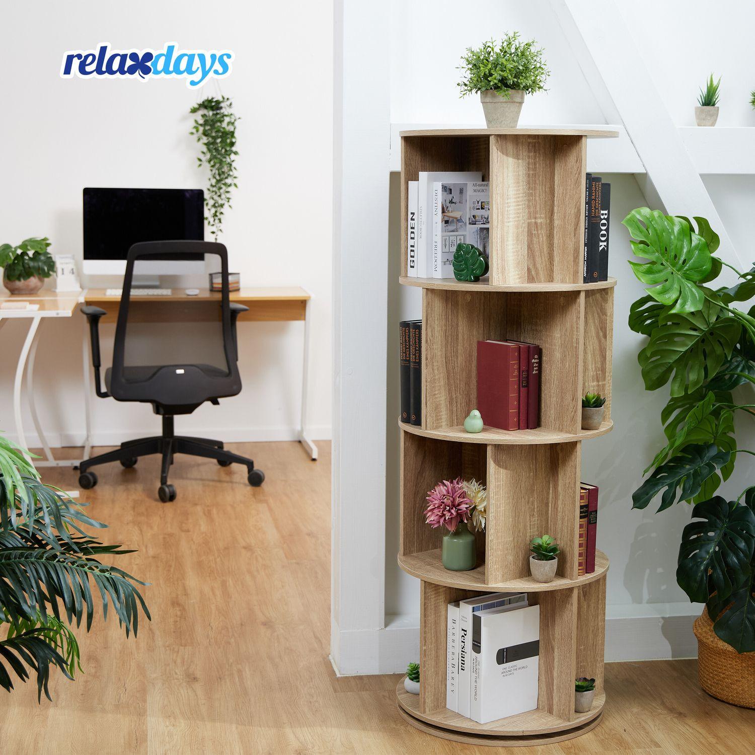 Northix Rotierender Bücherturm  