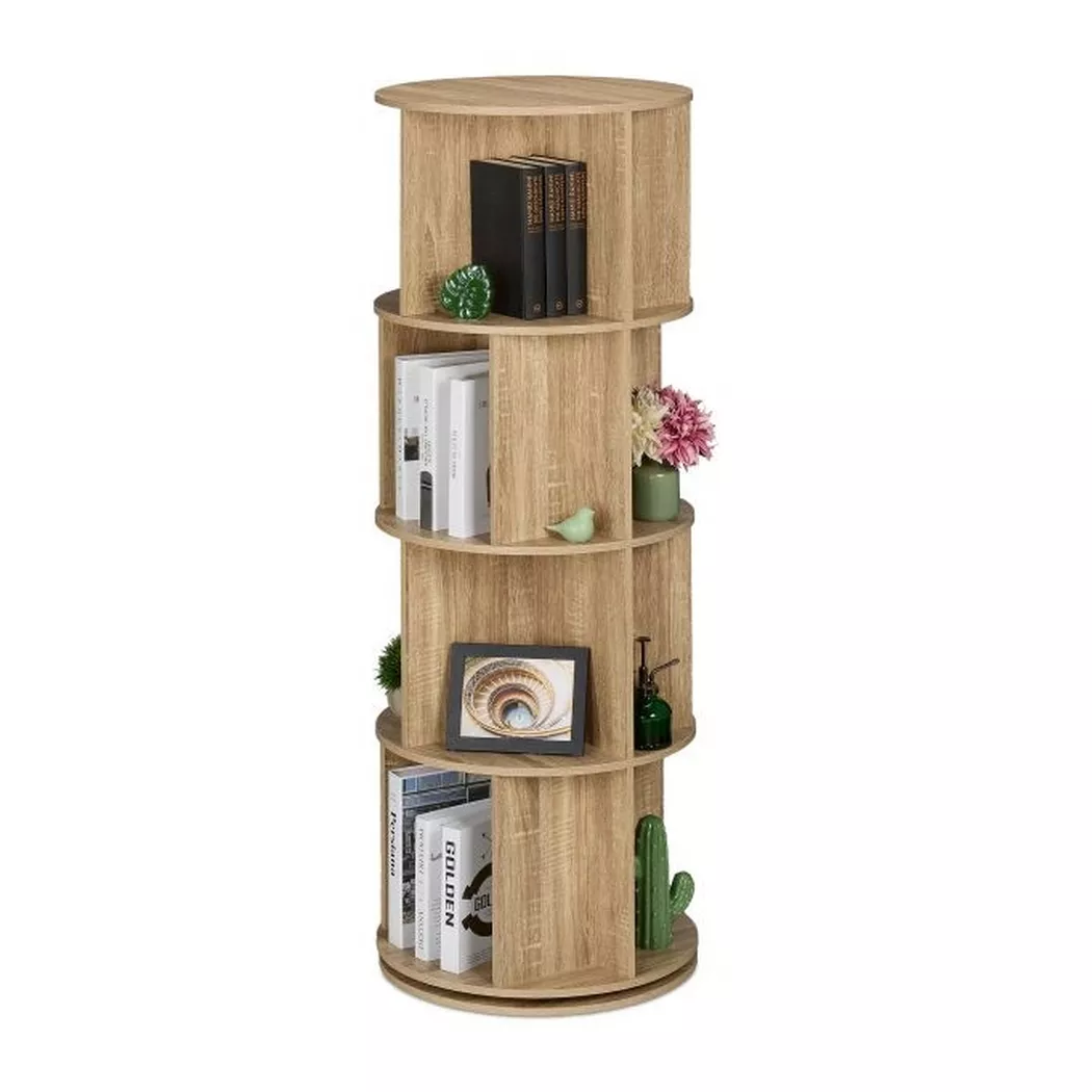 Northix - Torre di libri rotante, 137cm
