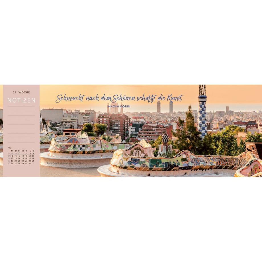 ARS EDITION Calendrier de bureau Rêves de voyage  