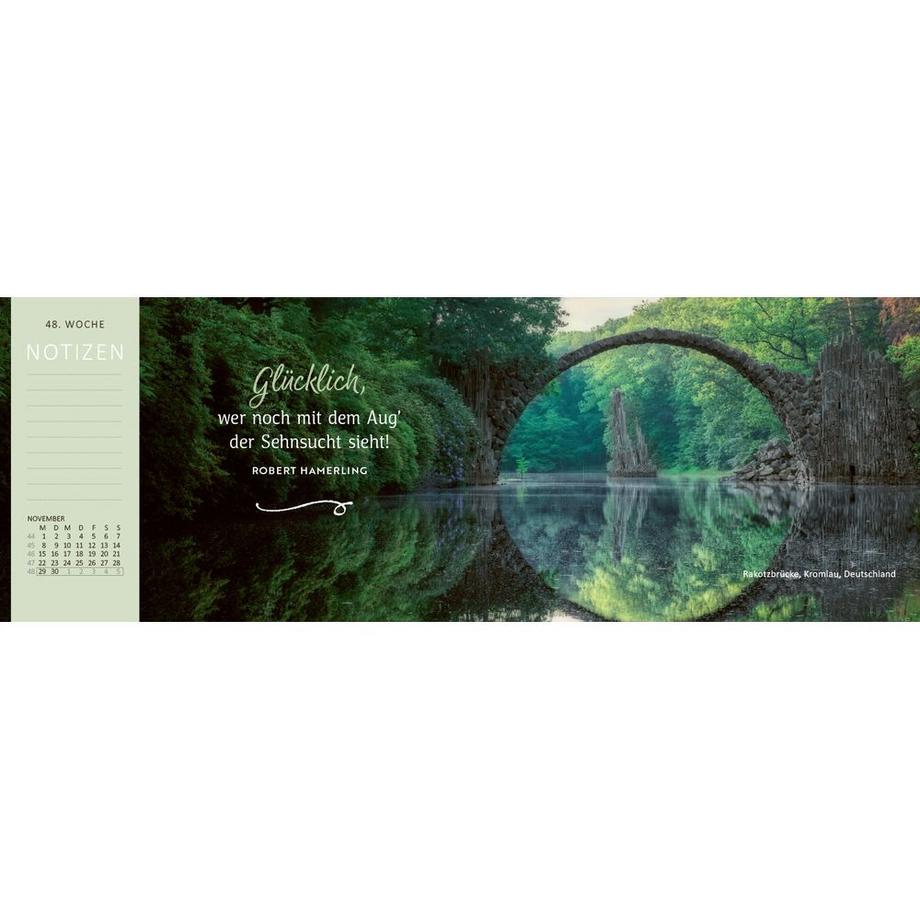 ARS EDITION Calendrier de bureau Rêves de voyage  