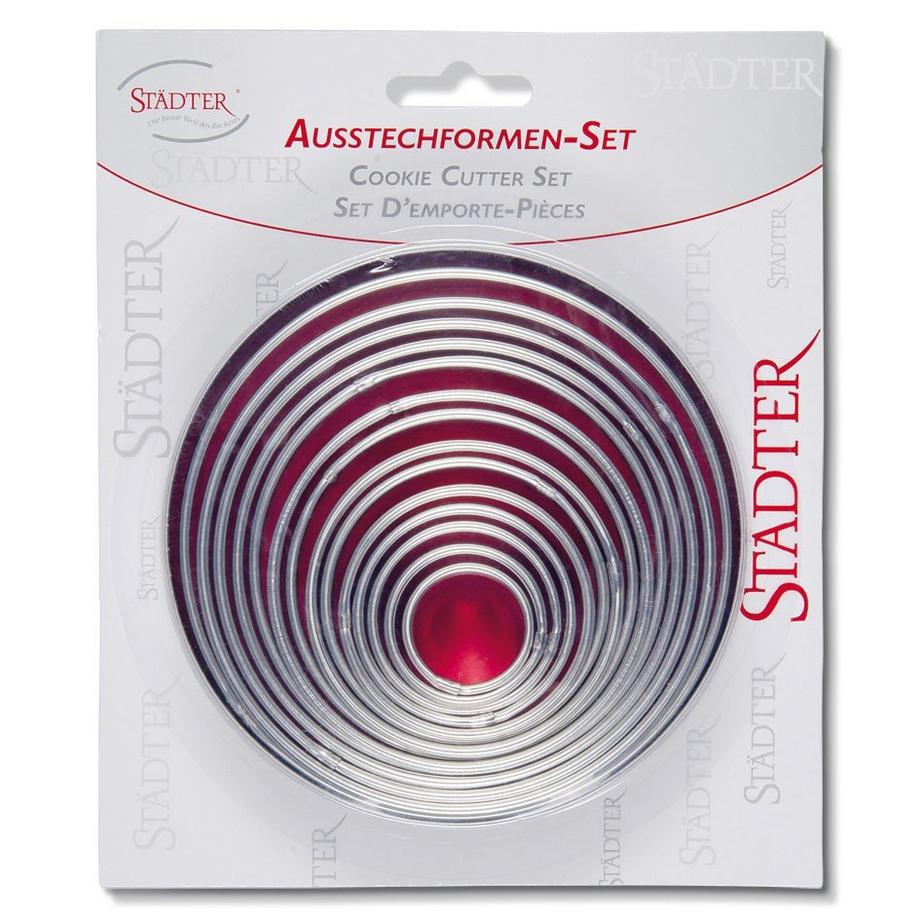 Städter Ausstecher Set Ringe, 14 Stück  