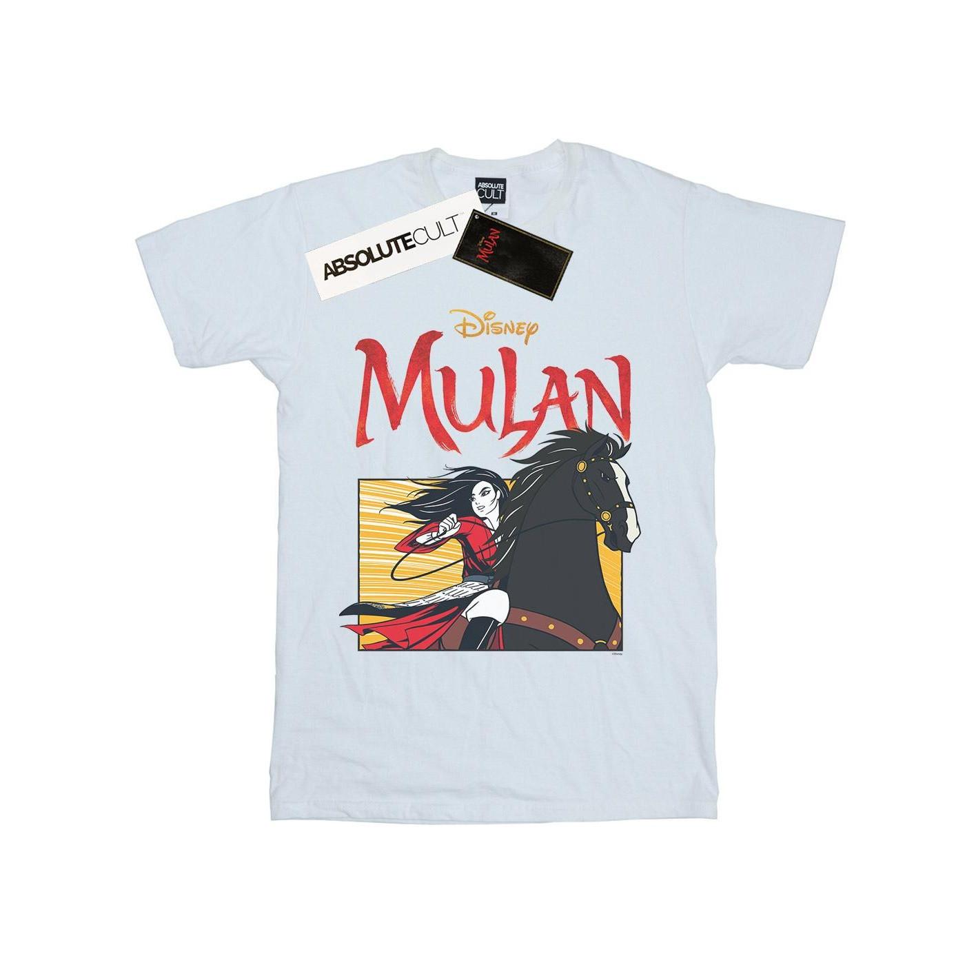 Disney  Tshirt MULAN MOVIE HORSE FRAME 