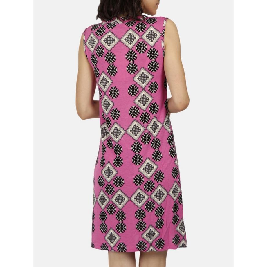 Admas Ärmelloses Art Deco Sommerkleid  