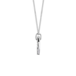 Elli  Halskette Kreis Anhänger Klassisch Kristalle 