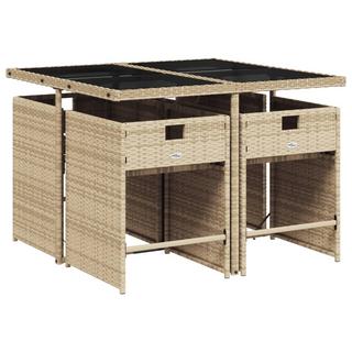 VidaXL Garten essgruppe poly-rattan  