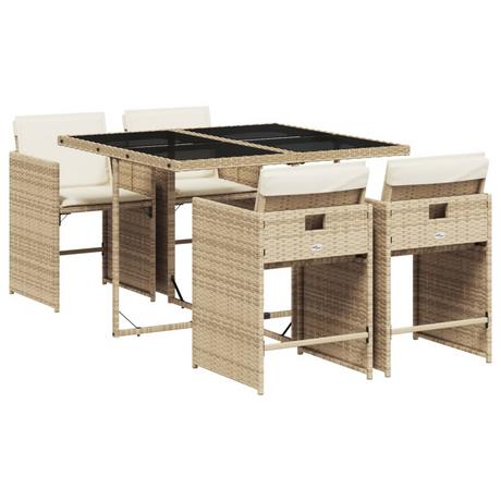 VidaXL Garten essgruppe poly-rattan  