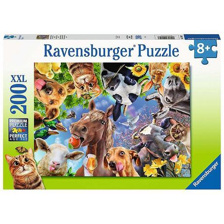 Ravensburger  Ravensburger Kinderpuzzel 200 XXL Vrolijke boerderijdieren 