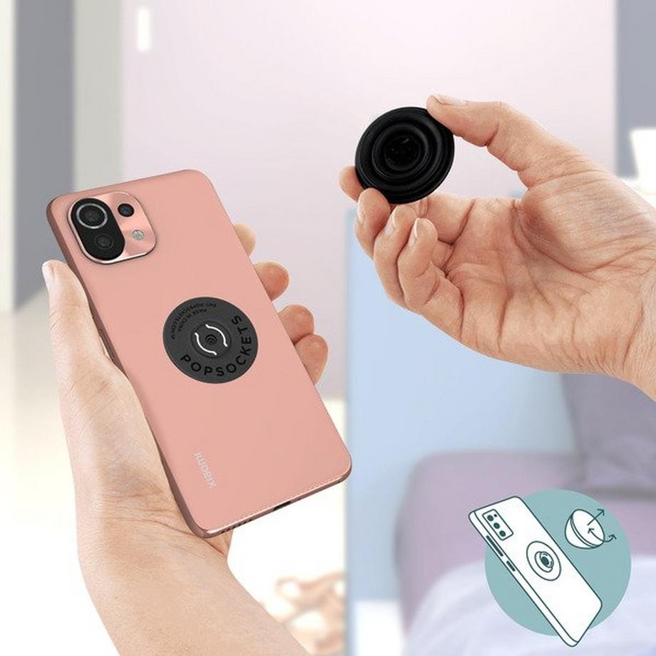 POPSOCKETS  Black Marble PopGrip Handy-Griff 