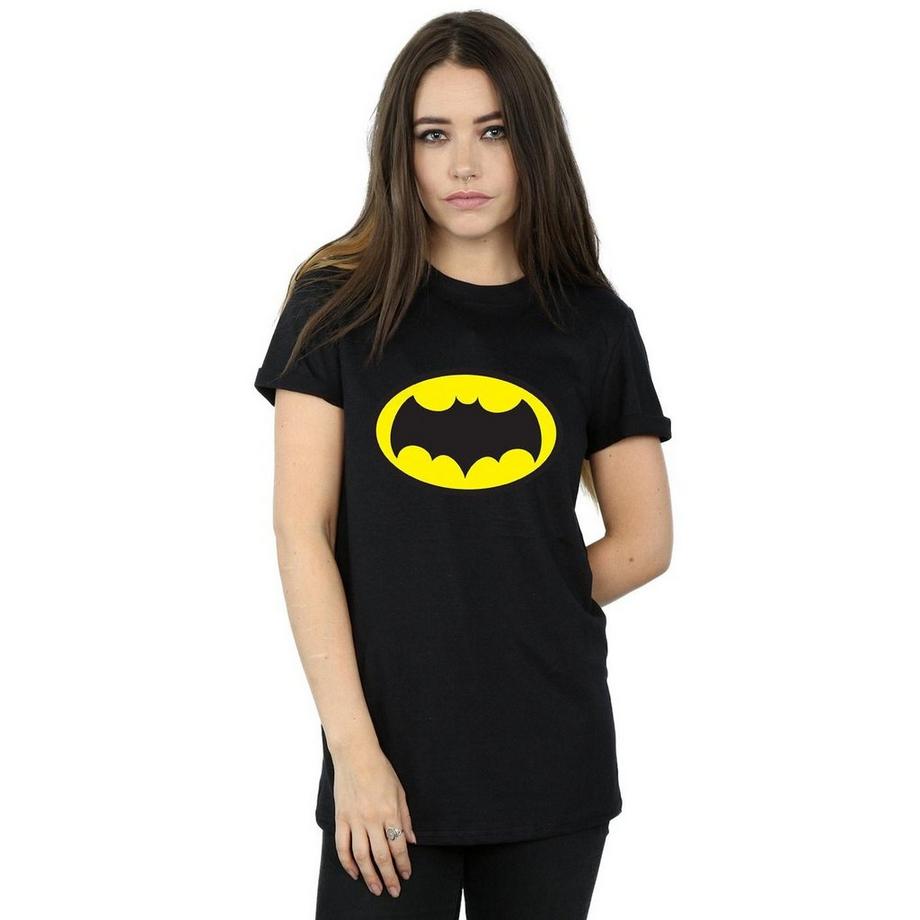 DC COMICS Batman Logo Boyfriend Fit T-Shirt  