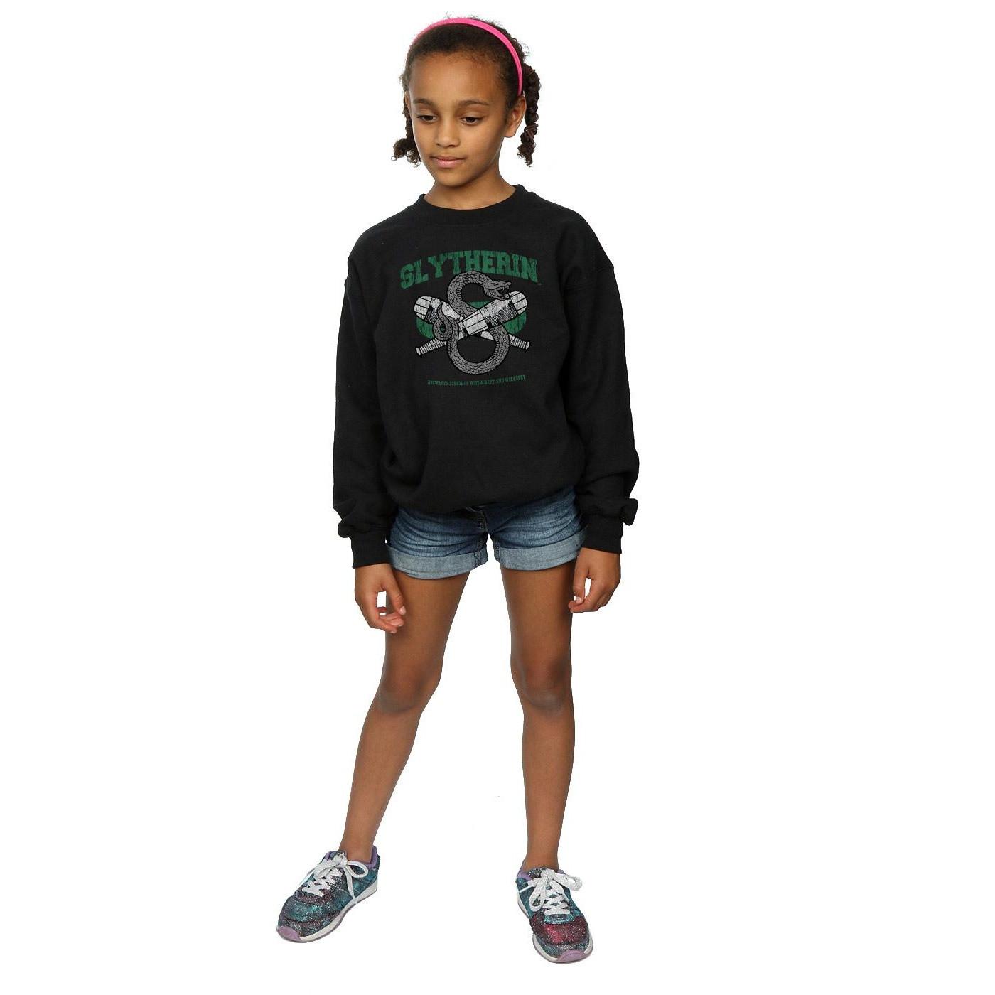 HARRY-POTTER  Slytherin Quidditch Sweatshirt 