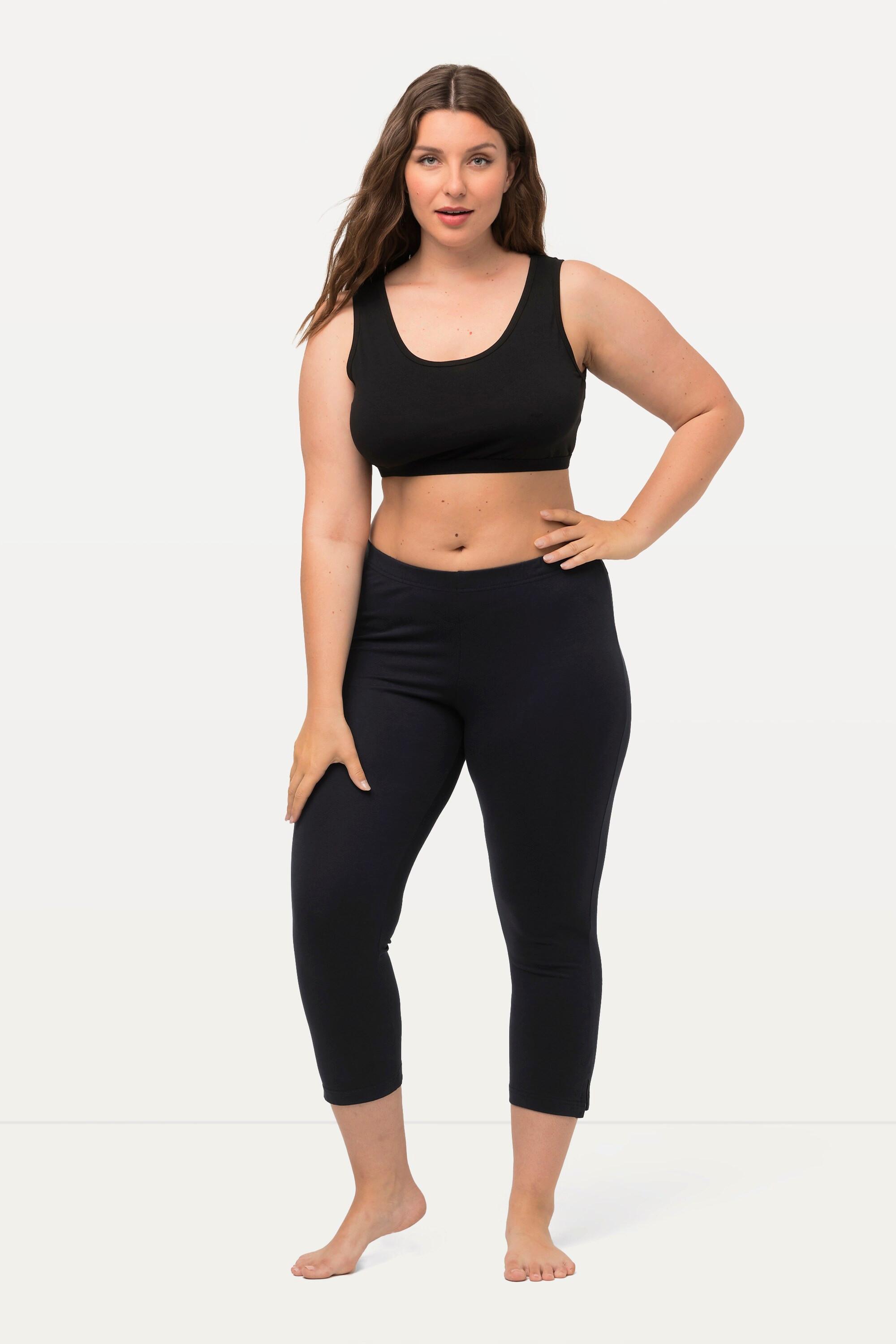 Ulla Popken Pantaloni Capri Lunghezza 7/8 Vita Elastica  